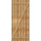 Ekena Millwork Joined Board-n-Batten Shutters w/Z-Bar, Rough Sawn Western Red Cedar, 32 1/4W x 74H, PR RBJ06Z32X074RWR - alternate 2